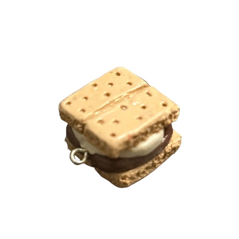 Handcrafted Polymer Clay S’more Charm Kawaii
